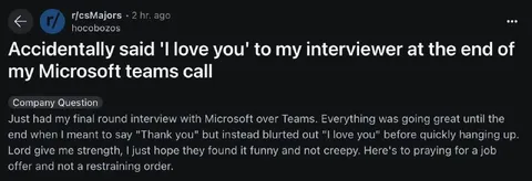 Accidental I Love You in Interview