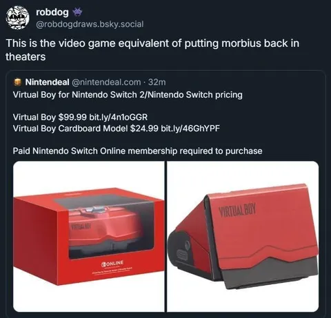 Virtual Boy Back in Theaters