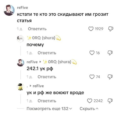 Статья за пересылку мема