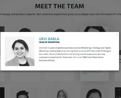 Urvi Babla — Head of Marketing