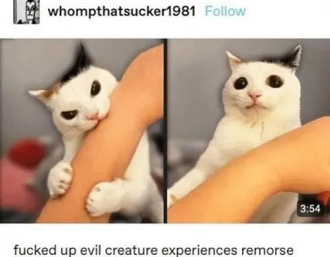 Evil Creature Experiences Remorse