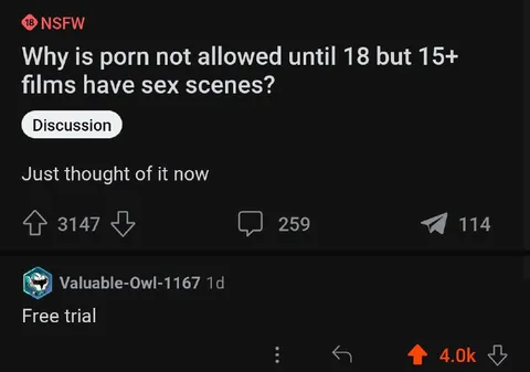 Porn Age Rating Hypocrisy
