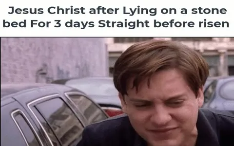Jesus Christ Gets His Back Up