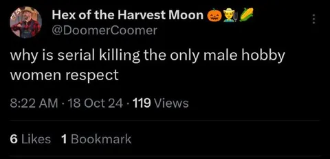 Serial Killing Is Women’s Favorite Hobby