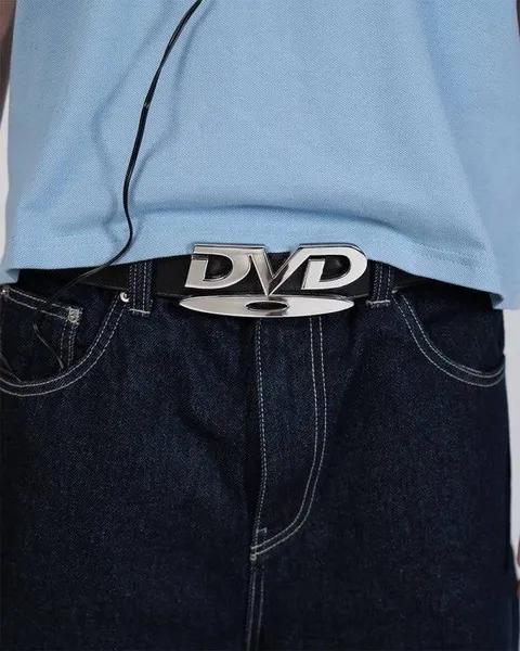 Ремень с логотипом DVD