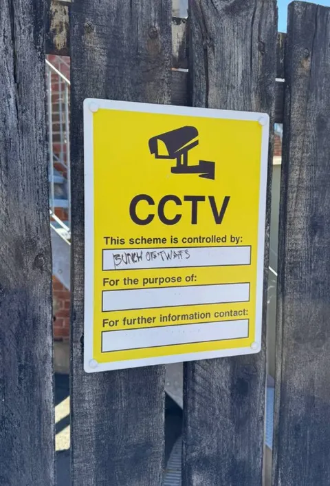 CCTV Controlled by a Bunch of Twats