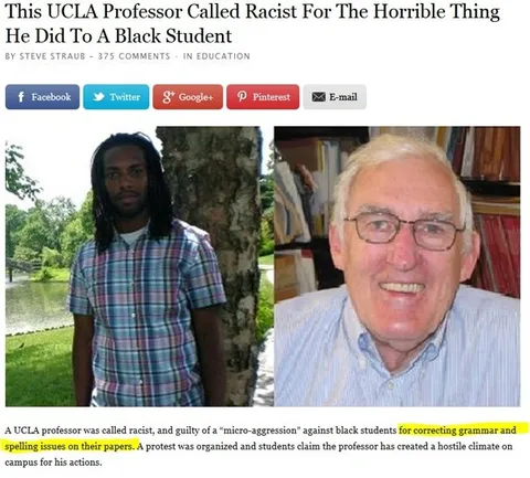 UCLA Professor Called Racist