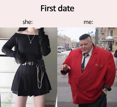 First Date Outfit Contrast