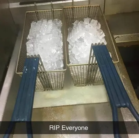 RIP Everyone Ice Basket