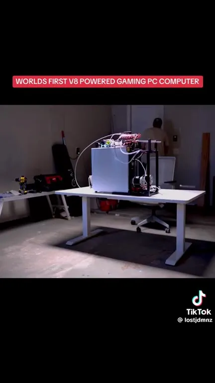 World's First V8 Gaming PC
