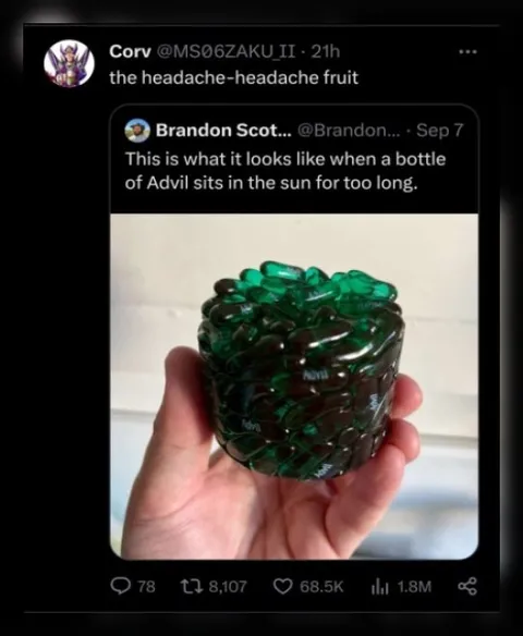 Sun-Melted Headache Fruit