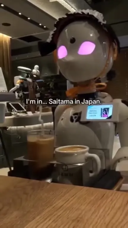 Robot Waitress Can't Leave Tokyo