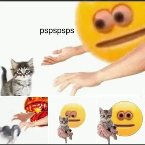 Emoji Tries to Catch Cat