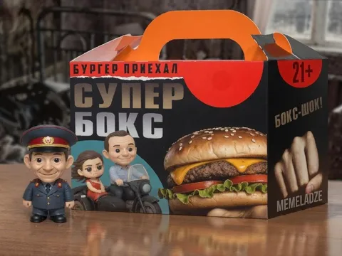 Супер бокс с бургером