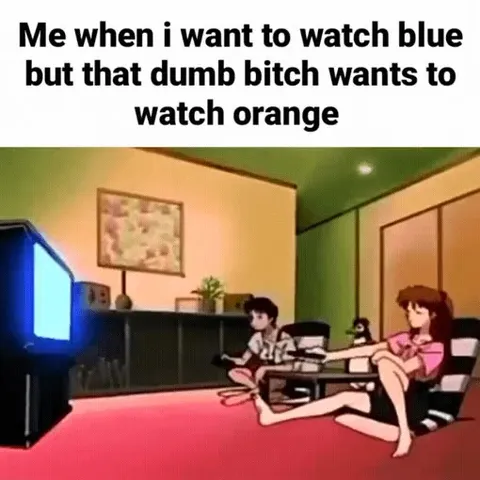 When She Wants Orange Instead