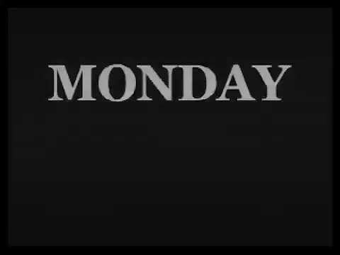 Monday, Weekend Is Over