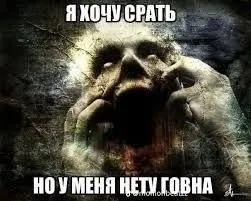 Хочу срать, но нет говна