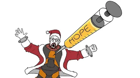 Santa Warrior Wields Hope