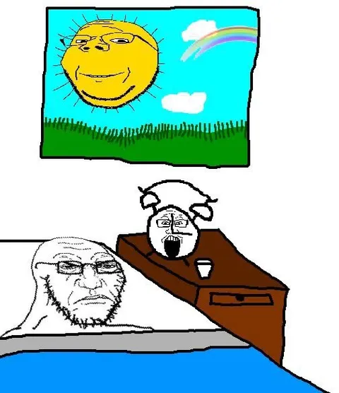 Солнце на рисунке и смерть