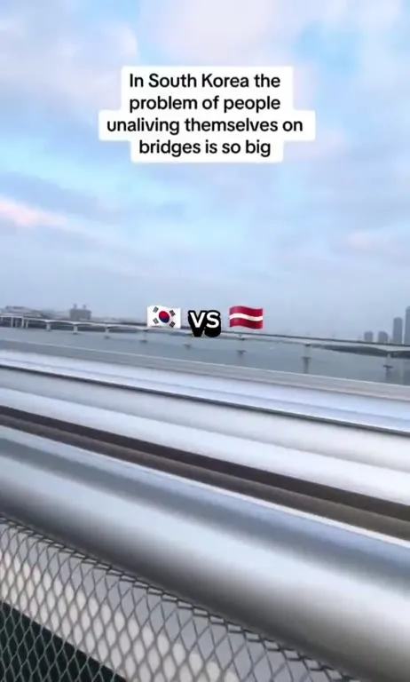South Korea vs Thailand Bridge Safety