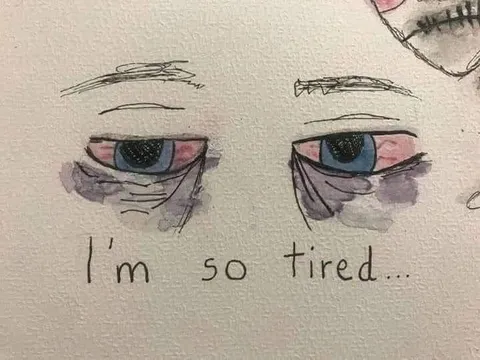 Wojak Tired Eyes