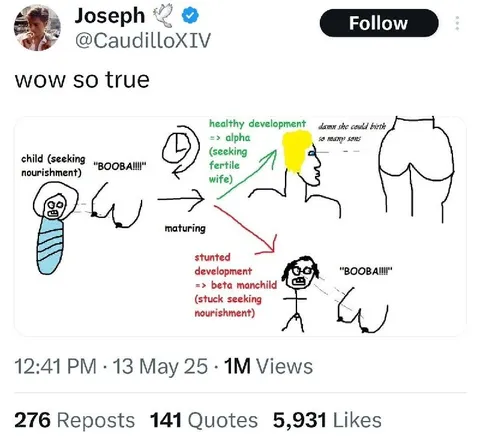 Healthy Development vs Beta Manchild