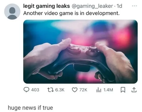 Huge News If True