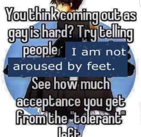 Not Aroused by Feet