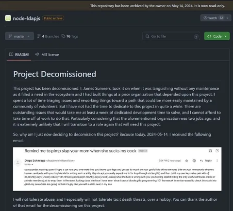 Open-Source Project Decommissioned