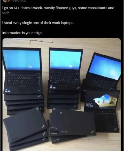 Finance Date Laptop Heist