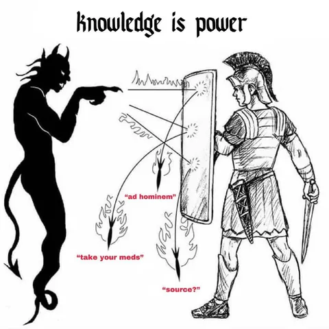 Knowledge Is Power Devil Meme