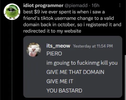 The Domain Name Revenge