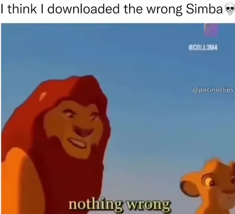 Wrong Simba Downloaded