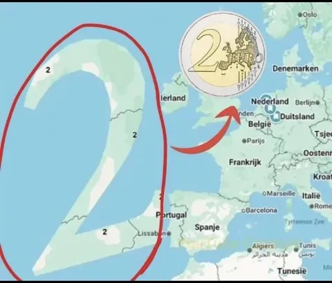 De gigantische twee-euromunt