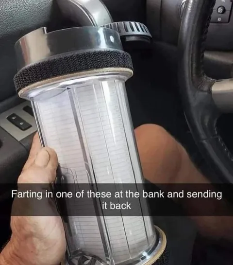 Farting at the Bank
