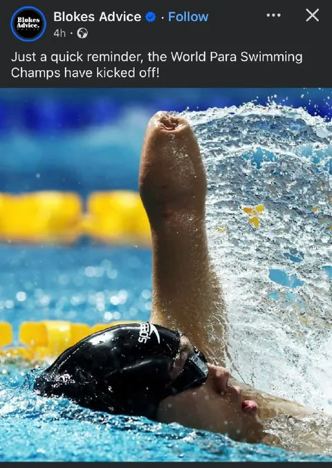 World Para Swimming Reminder