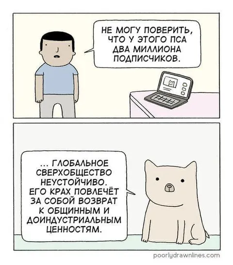 Два миллиона подписчиков у пса