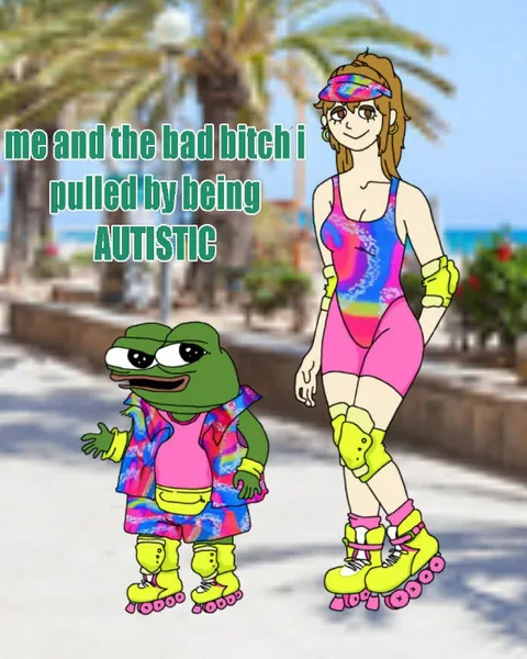 Pepe’s autistic roller-skating date