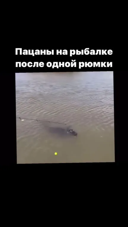 Рыбалка после рюмки