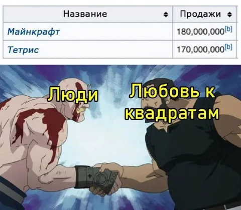 Люди любят квадратные игры