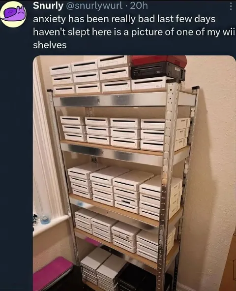 Anxiety Wii Shelf Collection