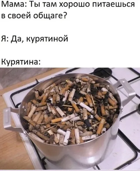 Курятина из окурков