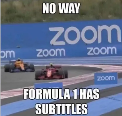 Formula 1 Has Subtitles