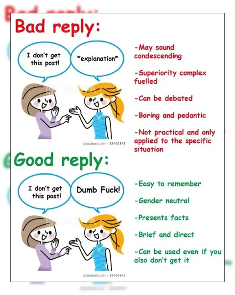 Bad Reply vs Good Reply