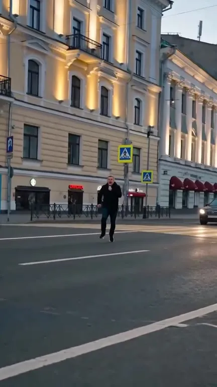 Человек-паук в центре Москвы
