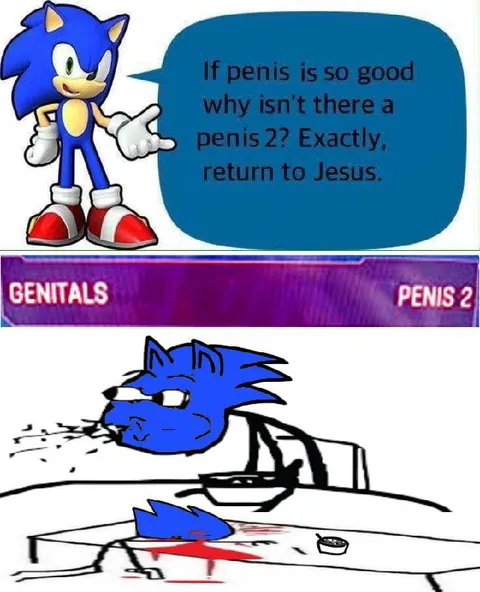 Sonic Questions Penis Two