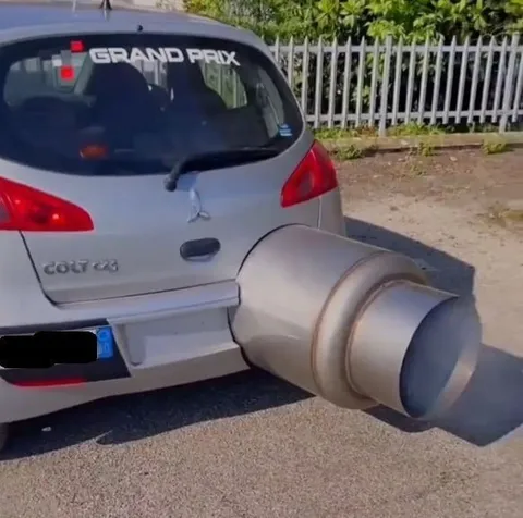 Mitsubishi Colt Rocket Exhaust
