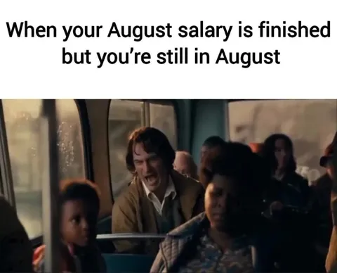 August Salary Runs Out