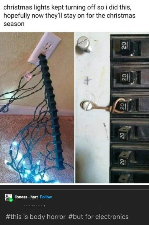 Christmas Lights Electrical Fix