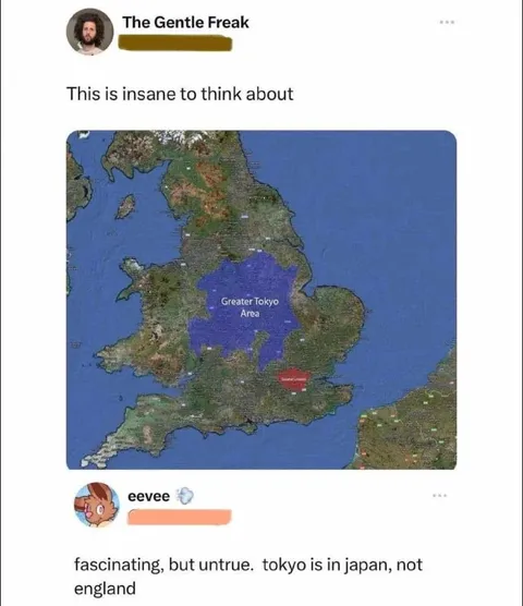 Tokyo Is Not in England